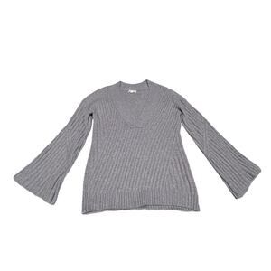 Treasure & Bond Oversized Lavender Thick Soft Bell Sleeved Sweater Size S Retro